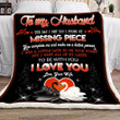 (Cd41) Lhd Swan Blanket - Wife To Husband - I Love You