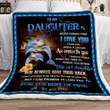 (Xh157) Customizable Dolphin Blanket- To My Wife- I Love You