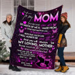 Custom Blanket To My Mom Blanket - Gift For Mom - Fleece Blanket