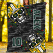Custom Blankets Green Bay Football Personalized Blanket - Fleece Blanket, Medium (50X60In)