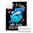 Custom Blanket Dolphin Blanket - Perfect Gifts For Girls - Fleece Blanket