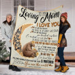 Custom Blanket To My Loving Mom Blanket - Gift For Mom - Fleece Blanket