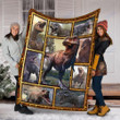 Custom Blanket Dinosaur 3D Blanket - Gifts For Daughter - Fleece Blanket
