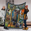 Custom Blanket Dinosaur 3D Blanket - Gifts For Kids - Fleece Blanket