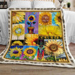 Hippie Sunflower Sofa Blanket