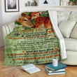 To My Dear Daughter I Love You And Good Times Sherpa Fleece Blanket Idcv Bubl