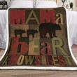 Mama Bear Sherpa Fleece Blanket Ignz Bubl