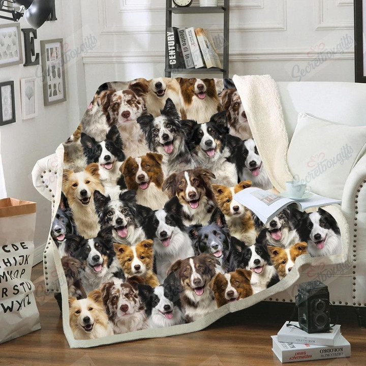 You Will Have A Bunch Of Border Collies - Gs-Cl-Dt1001 Fleece Blanket