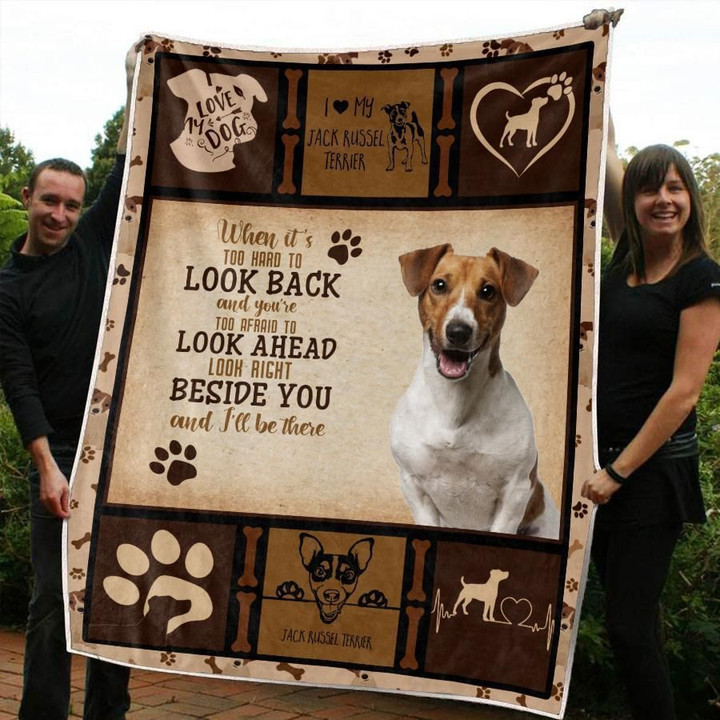 Jack Russel Terrier Cl02120474Mdf Sherpa Fleece Blanket