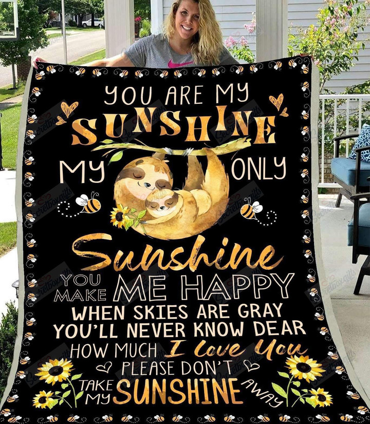 Sloth My Sunshine Gs-Cl-Dt1610 Fleece Blanket