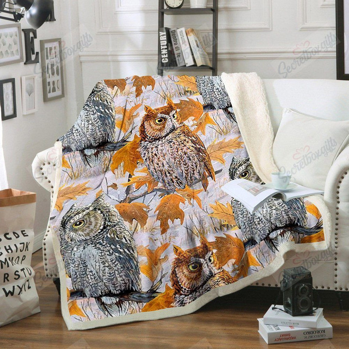 Owl Xa0302590Cl Fleece Blanket