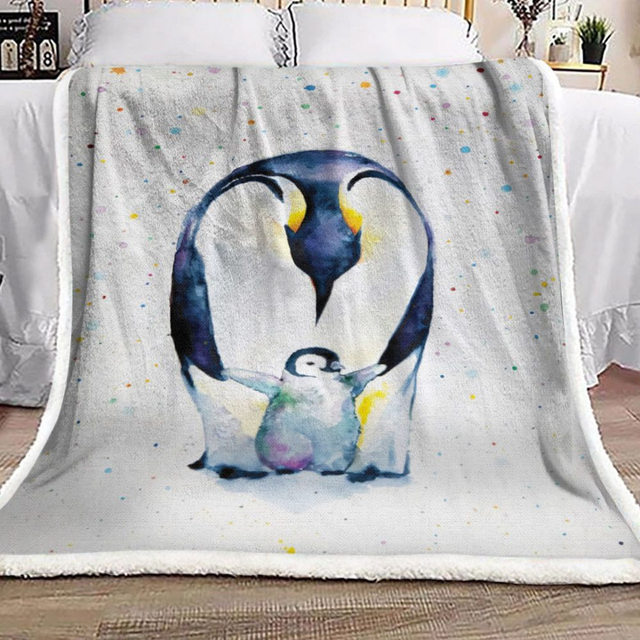 Penguin Vd2810187F Sherpa Fleece Blanket