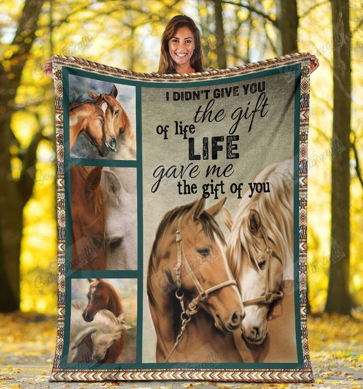 I Didn'T Give You The Of Life Horse Gs-Cl-Ml1101 Fleece Blanket