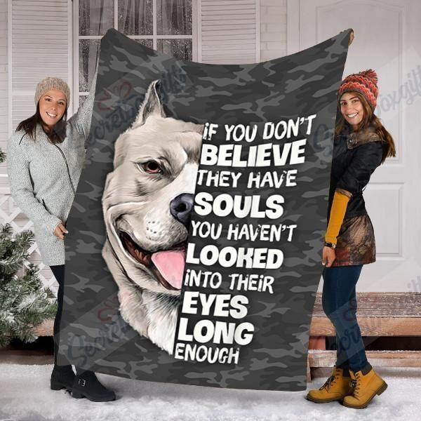Pitbull Lover Dog Gs-Cl-Dt1003 Fleece Blanket