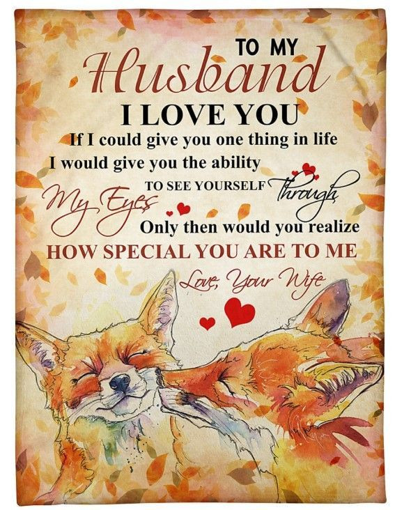 To My Husband You Are So Special To Me Clm2412727S Sherpa Fleece Blanket