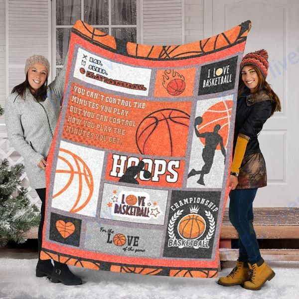 Custom Blanket Basketball Blanket - Perfect Gift For Son - Fleece Blanket
