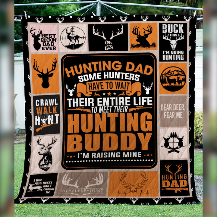 Wozoro Quilt Blanket Hunting Hunters Have To Wait Entire Life To Meet Hunting Buddy Twin Queen King Size