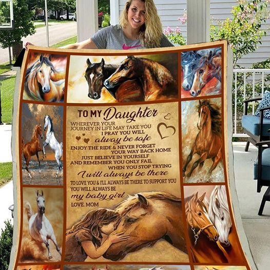 (Cd78) Lhd Horse Blanket - Mom To Daughter - Your Way Back Home