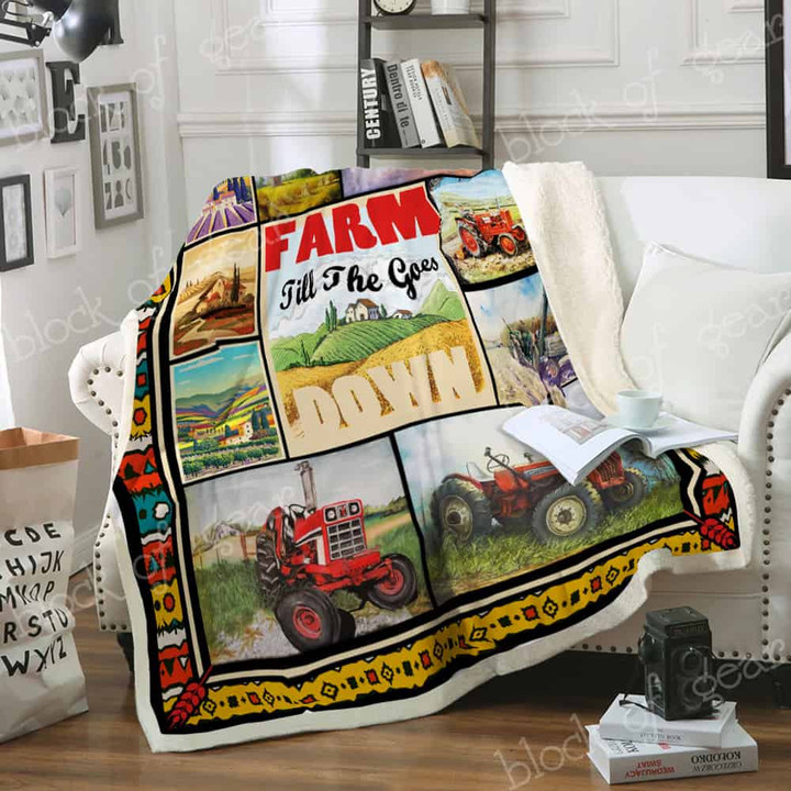 Farming Tractor This Is How I Roll Sofa Throw Blanket D247 