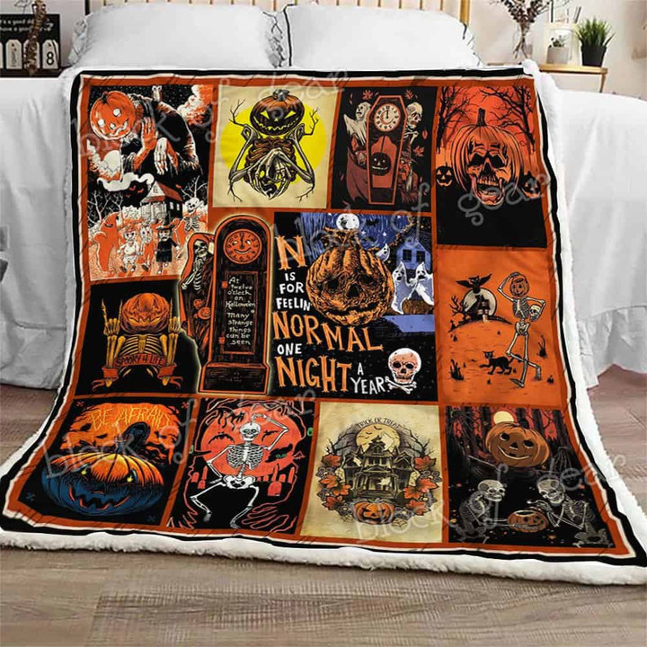 Skeleton - Halloween Sofa Throw Blanket 