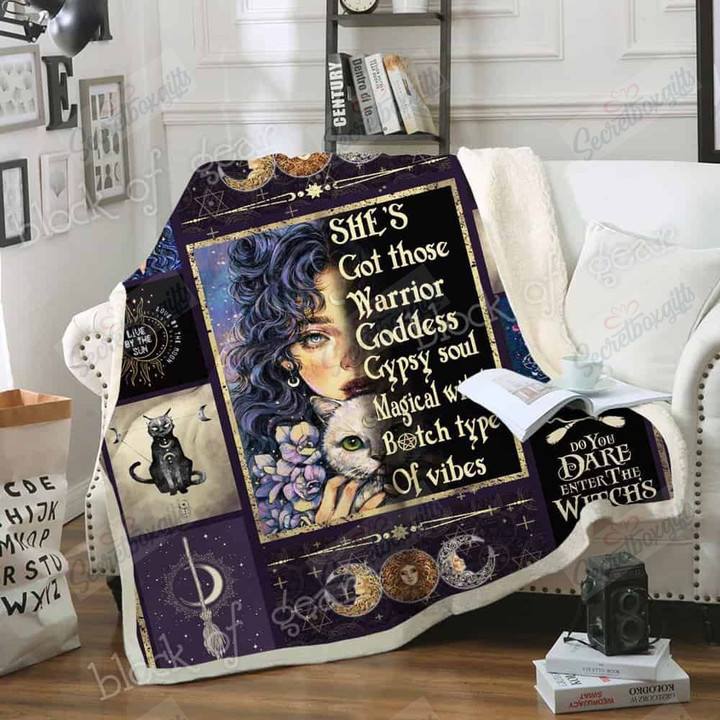 Magical Witch Gs-Cl-Ld2810 Fleece Blanket