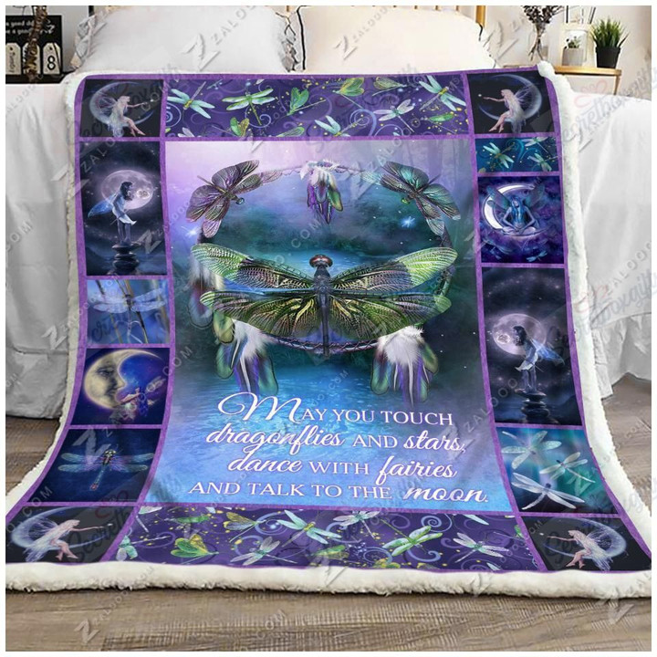 Dragonfly May You Gs-Cl-Ml1311 Fleece Blanket