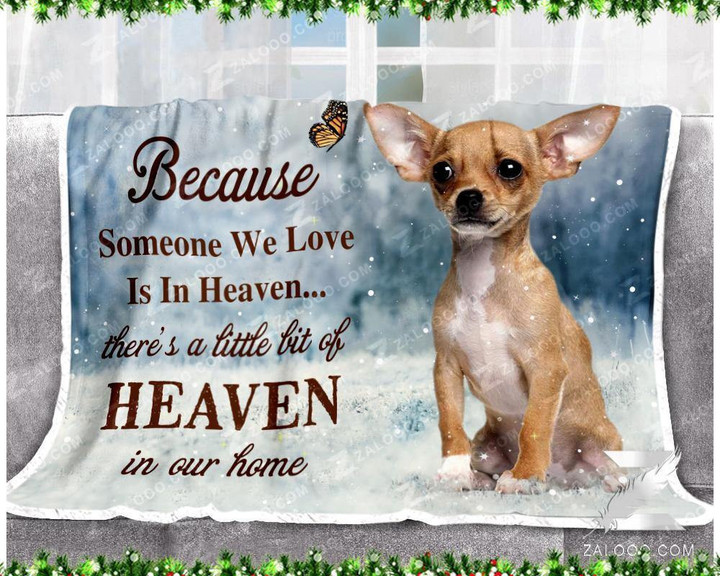 Fleece Blanket Chihuahua A Little Bit Of Heaven