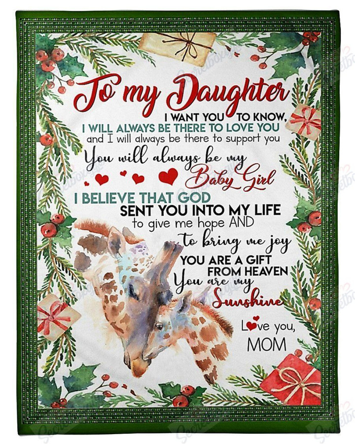 You Are A Gift From Heaven To Daughter Yq2101536Cl Fleece Blanket