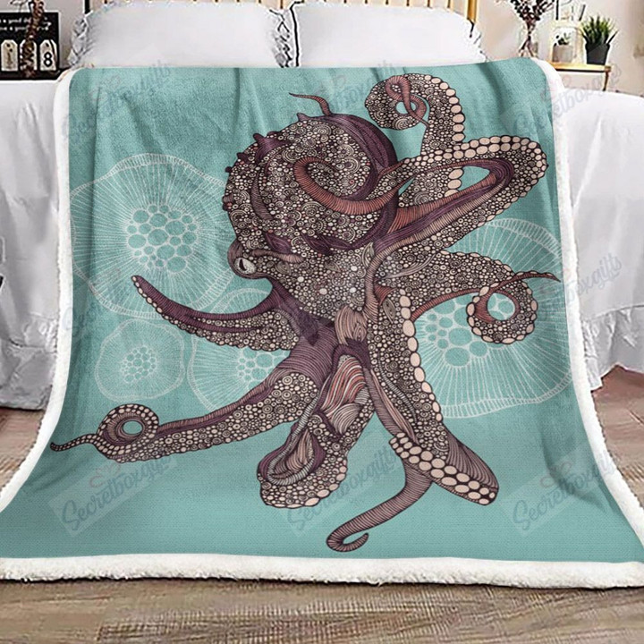 Octopus Xa0601735Cl Fleece Blanket