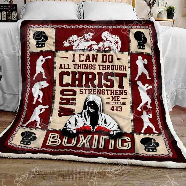 Boxing My Love My Passion Gs-Cl-Ml3010 Fleece Blanket
