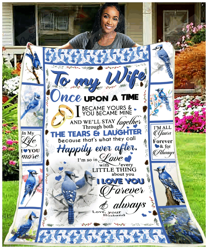 To My Wife Once Upon A Time I Love You Gs-Cl-Dt1101 Fleece Blanket