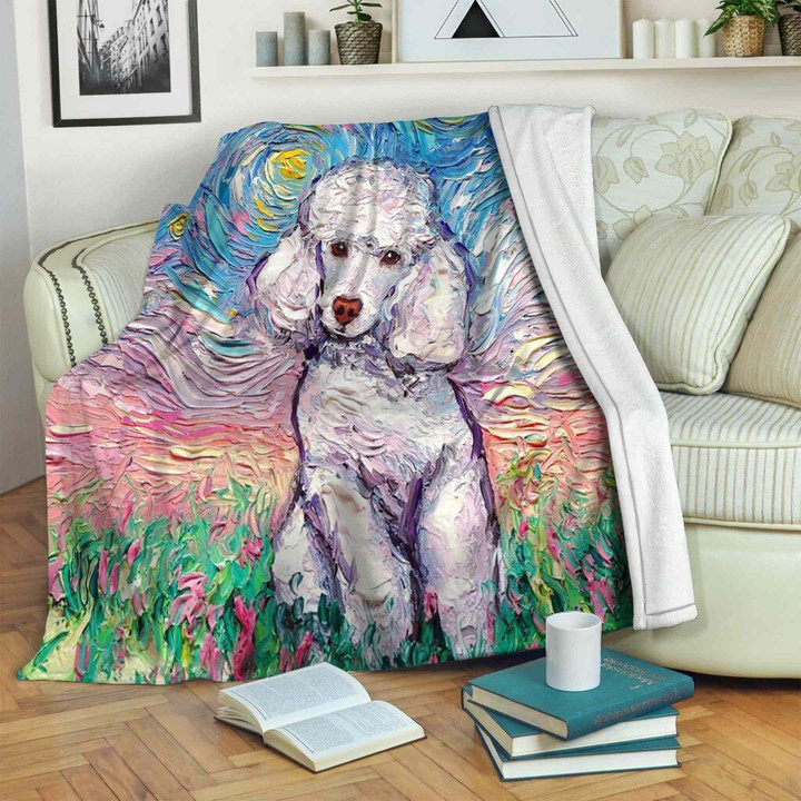 Poodle Fleece Blanket