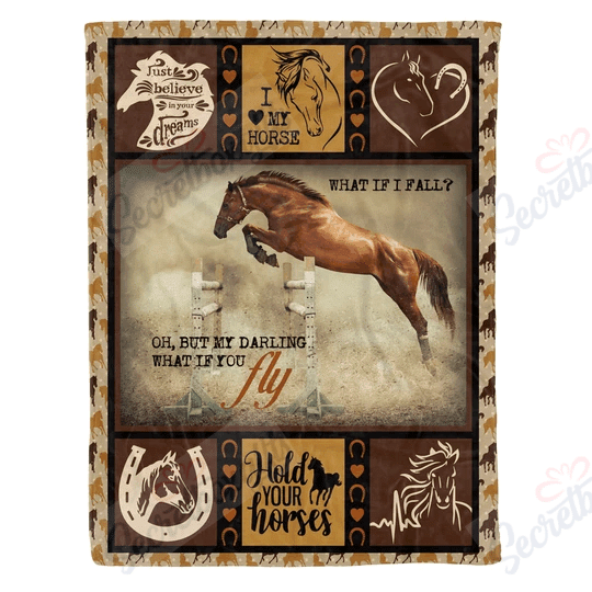 Horse Am2712774Cl Fleece Blanket