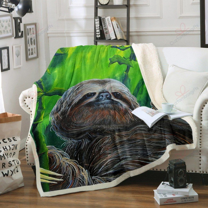A Sloth Fleece Blanket Pt79