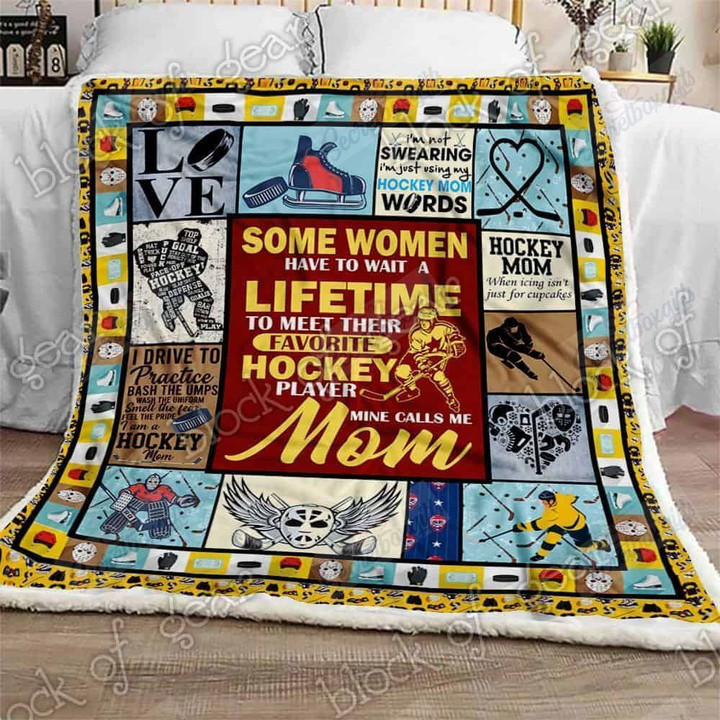 Hockey Mom Gs-Cl-Ld2810 Fleece Blanket