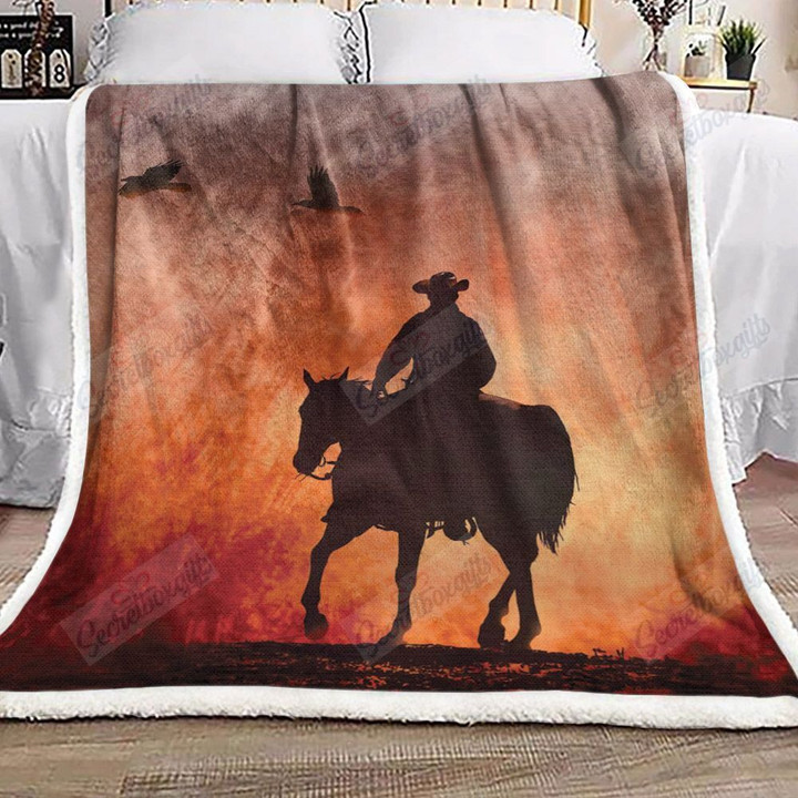 Cowboy Am2712100Cl Fleece Blanket