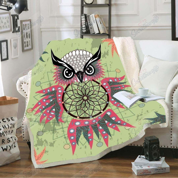 Owl Dreamcatcher Gs-Cl-Kc2406 Fleece Blanket