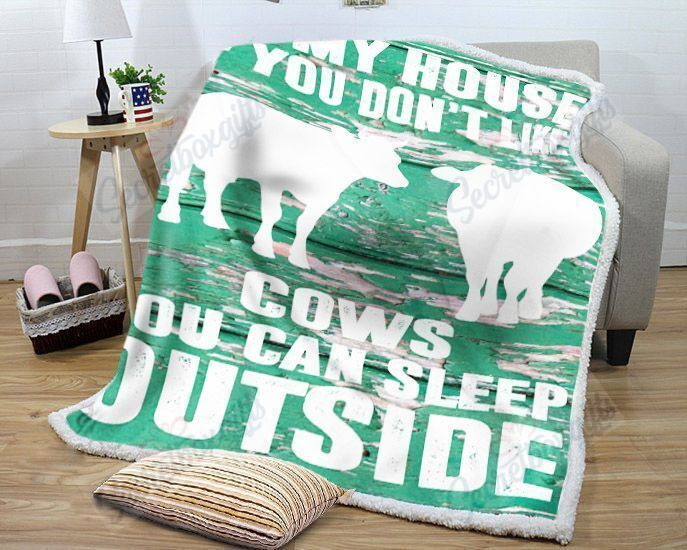Love Cows Gs-Ld0310At Fleece Blanket