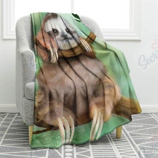 Funny Sloth Gs-Cl-Ml1104 Fleece Blanket