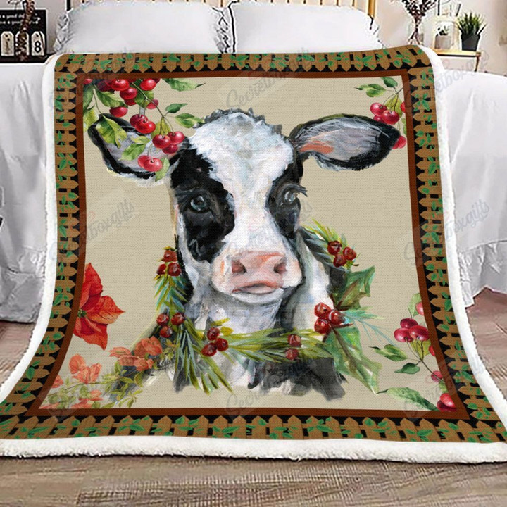 Cow Xa0402276Cl Fleece Blanket