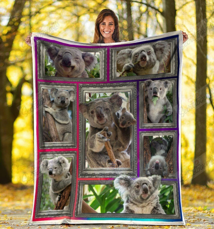 Koala Bear Wild Animals Gs-Cl-Ml1101 Fleece Blanket