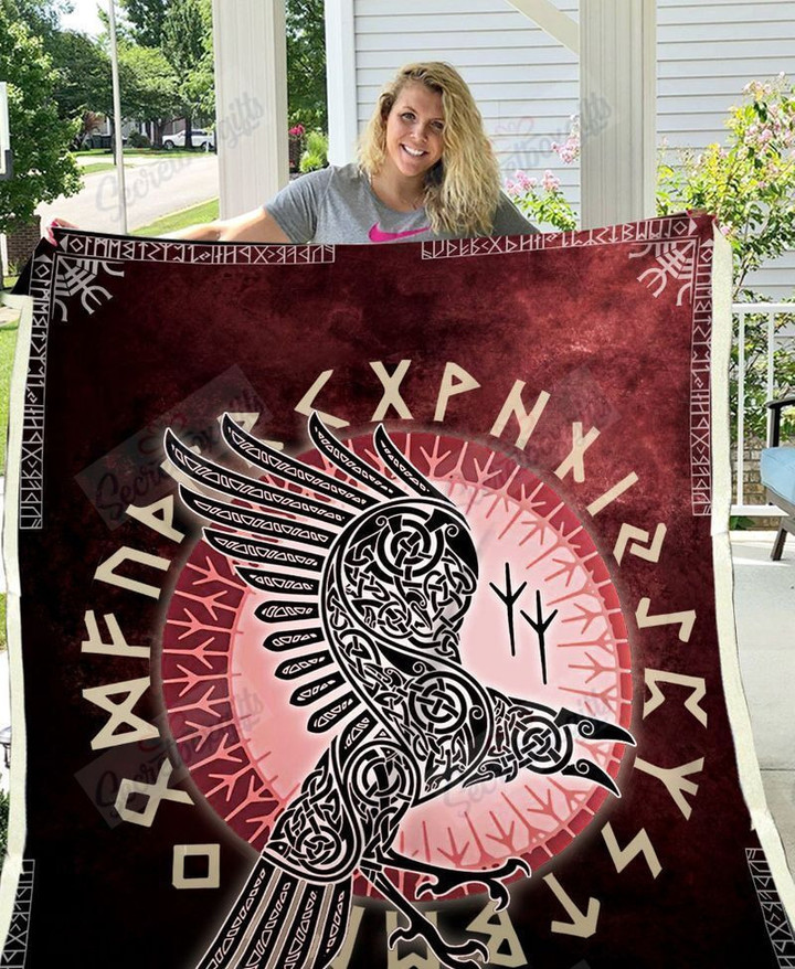 Viking Raven Xa2601277Cl Fleece Blanket