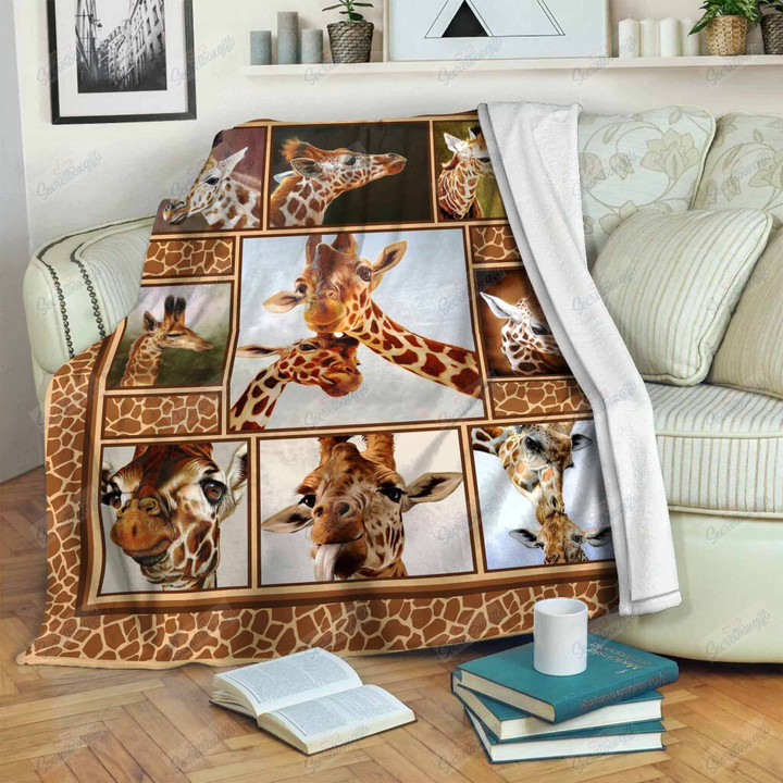 Giraffe Yq2201323Cl Fleece Blanket