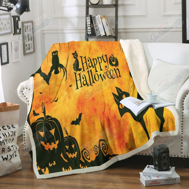 Happy Halloween Xa2201544Cl Fleece Blanket