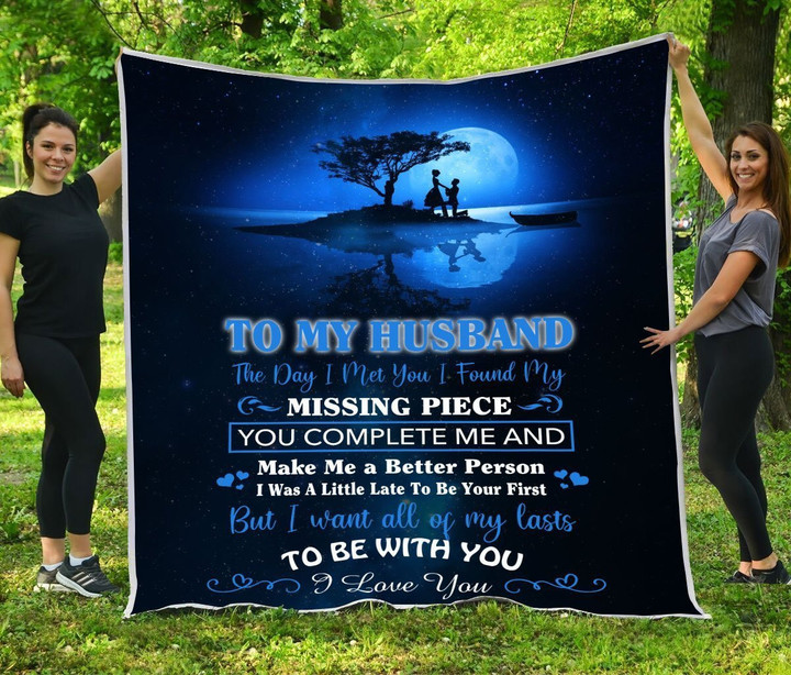 Gift For Husband I Want All Of My Lasts To Be With You Cozy Fleece Blanket, Sherpa Blanket