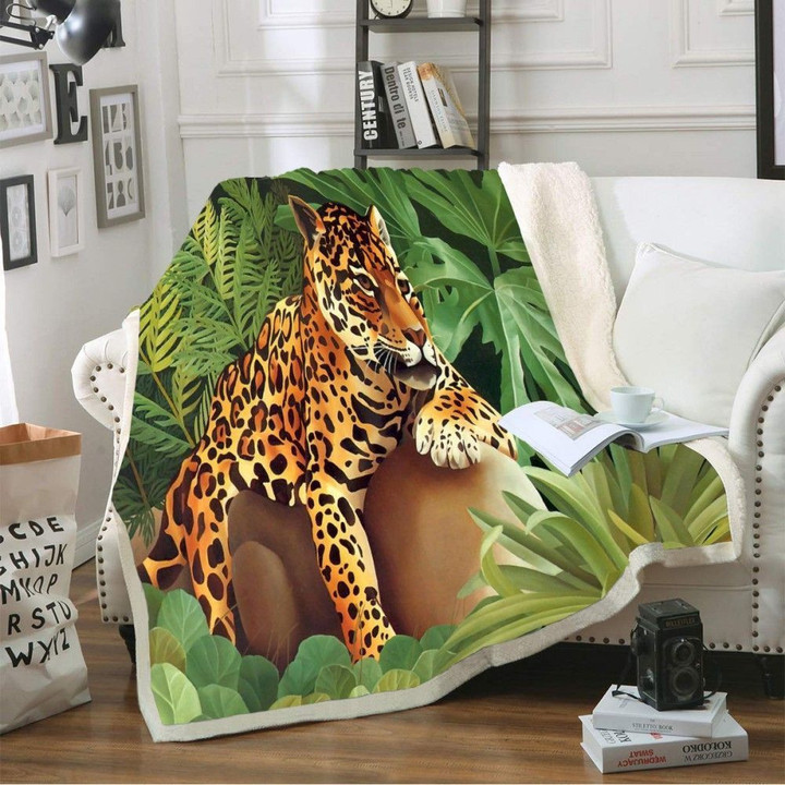 Leopard Fleece Blanket All Over Prints