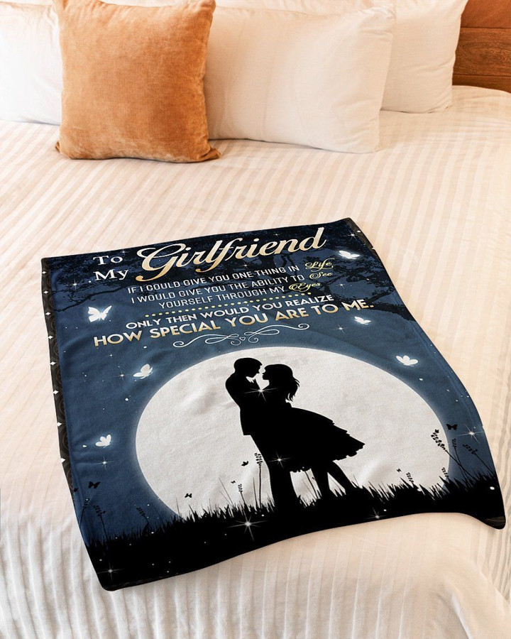Moonlight How Special You Are To Me Gift For Girlfriend Fleece Blanket