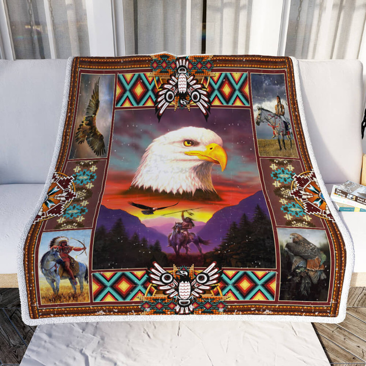 Native American Spirit Sofa Throw Blanket 