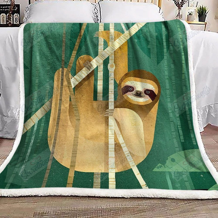 Sloth Yq2901110Cl Fleece Blanket