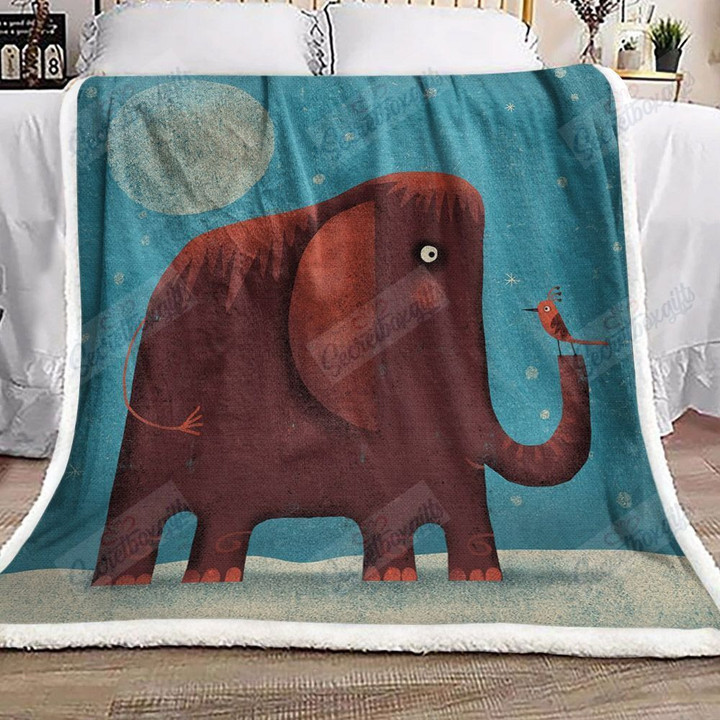 Elephant Xa0501431Cl Fleece Blanket